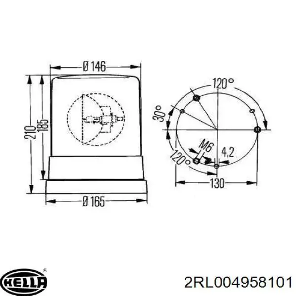 Купити A0008206858 Mercedes Проблисковий маяк