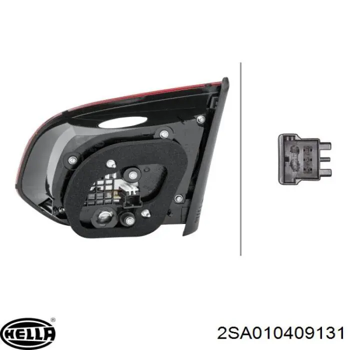 Стоп задній VAG 5K0945093AF ціна, від 348.94 USD