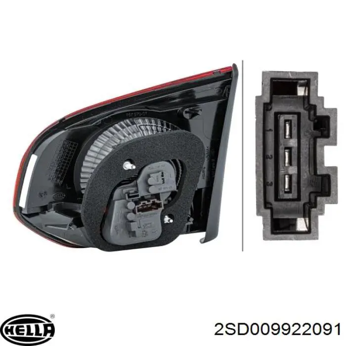 Задня ліва зовнішня фара Depo/Loro/Abakus 44119A1LUE ціна, від 43.23 USD