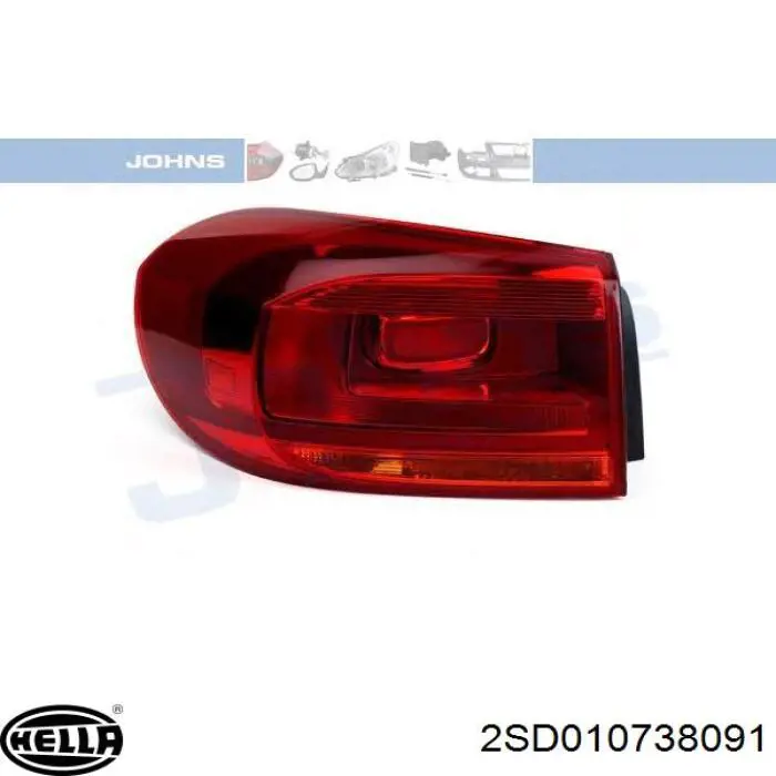 Купити FP7428F1E Depo/Loro/Abakus Ліхтар задній лівий, зовнішній