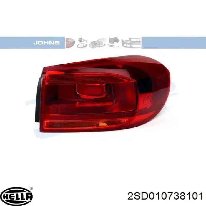 Купити 2SD010738101 HELLA Стоп задній