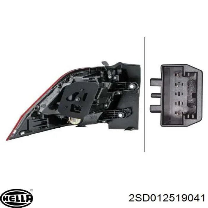 Ліхтар задній правий, зовнішній Depo/Loro/Abakus 44119AMRWE ціна, від 122.12 USD