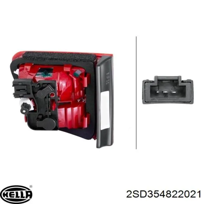 Фара задня права зовнішня Depo/Loro/Abakus 5521932RUE ціна, від 105.51 USD