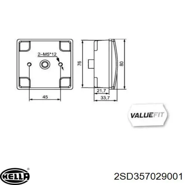  2SD357029001 HELLA