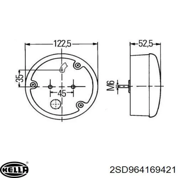  2SD964169421 HELLA