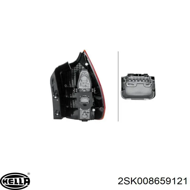 Купити 8200493375G Renault (RVI) Задня права фара