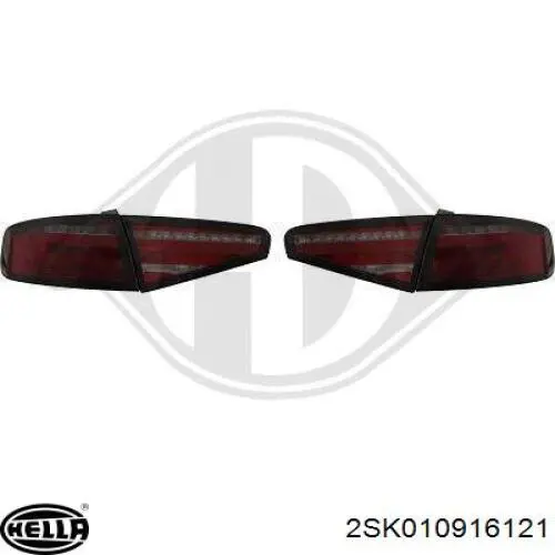 Фара задня права зовнішня HELLA 2SK010916121 ціна, від 180.54 USD