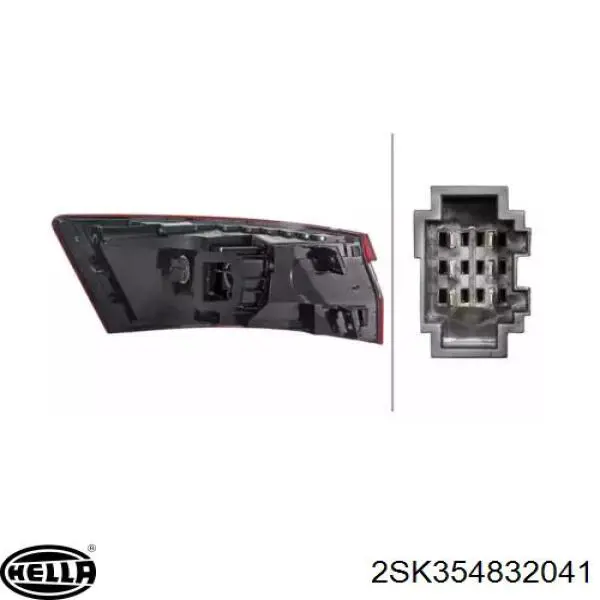 Ліхтар задній правий, зовнішній AND 30945178 ціна, від 140.54 USD