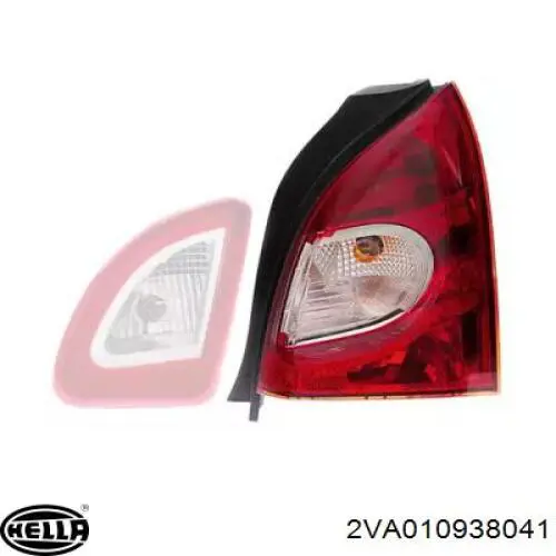 Задні ліхтарі Renault (RVI) 265502963R ціна, від 50.32 USD