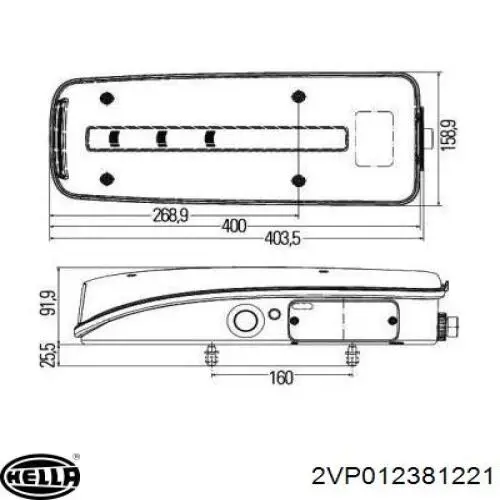 Задні ліхтарі Auger 84415 ціна, від 165.83 USD