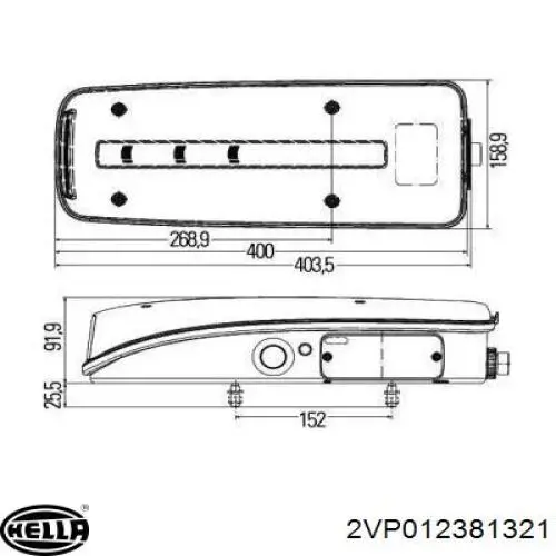 Лівий стоп FT86245 Fast