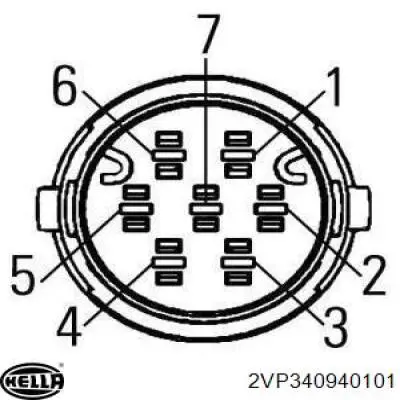 Задні ліхтарі HELLA 2VP340940101 ціна, від 65.77 USD