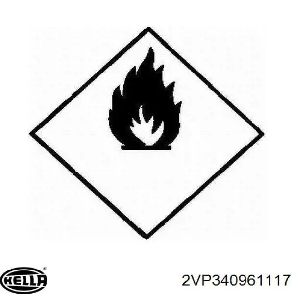 Ліхтар задній лівий HELLA 2VP340961117 ціна, від 174.37 USD
