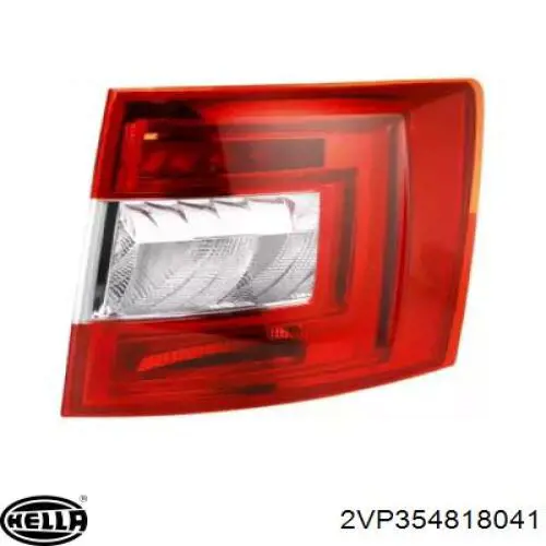 Задні ліхтарі HELLA 2VP354818041 ціна, від 214.95 USD