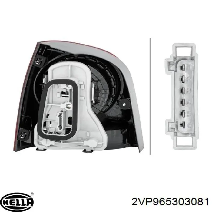 Задні ліхтарі TYC 11B115012B ціна, від 43.18 USD