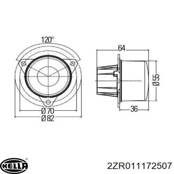  2ZR011172507 HELLA