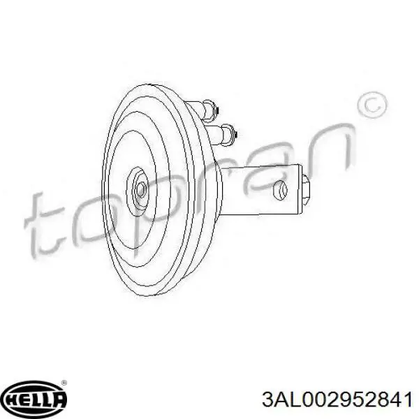 Купити 3AL002952841 HELLA Клаксон
