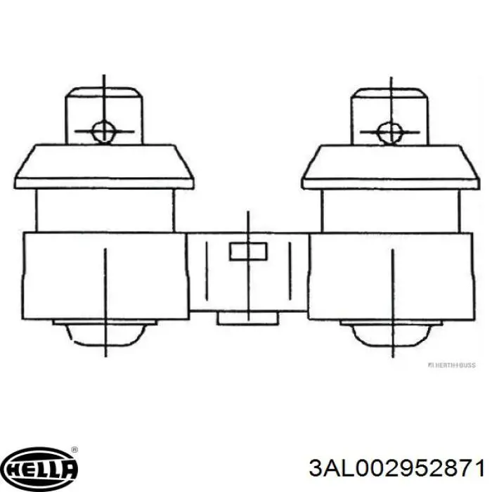 Сигнал звукової 3AL002952871 HELLA