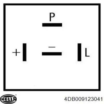 Купити 4DB009123041 HELLA Реле поворотів