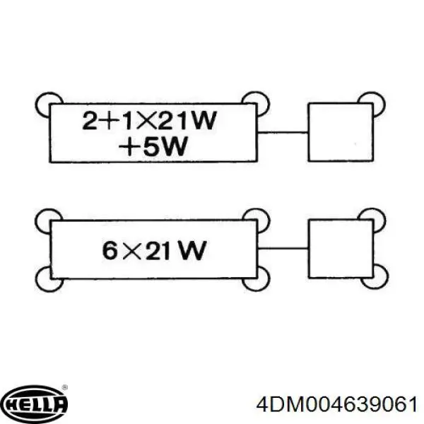 Купити 4DM004639061 HELLA Реле поворотів