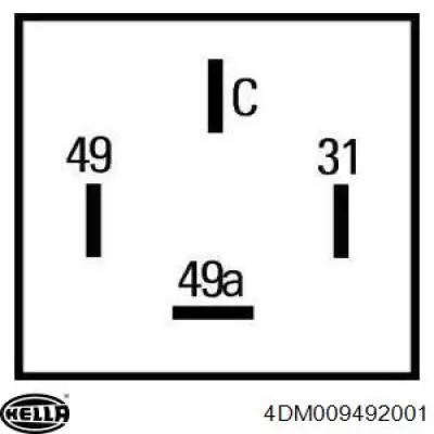 Купити 4DM009492001 HELLA 