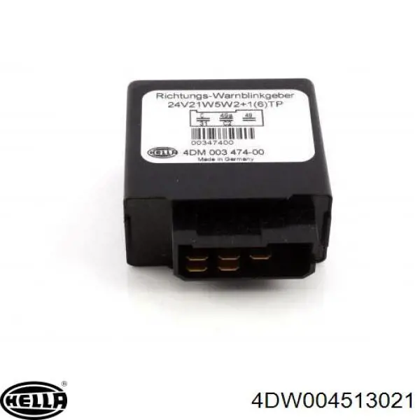 Купити 4DW004513021 HELLA Реле поворотів