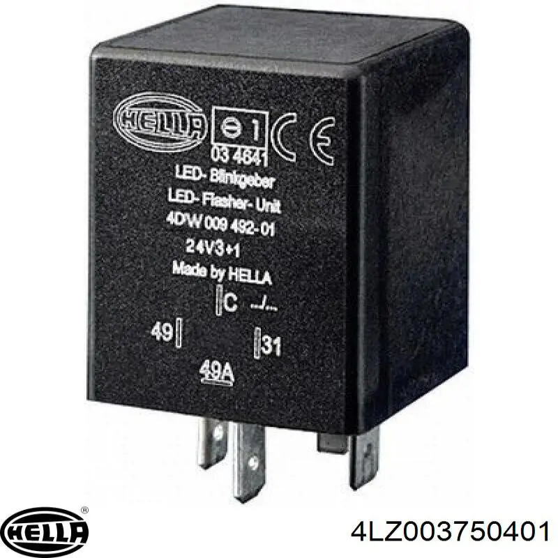 Реле поворотів 4LZ003750401 HELLA