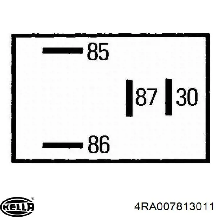 Реле вентилятора 4RA007813011 HELLA