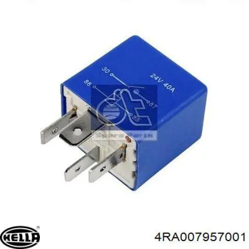 Обігрів скла вікна задка HELLA 4RA007957001