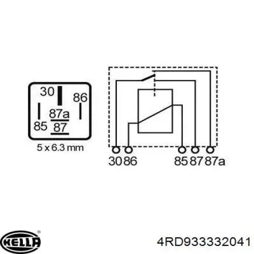 Реле поворотів MR63 Mahle Original