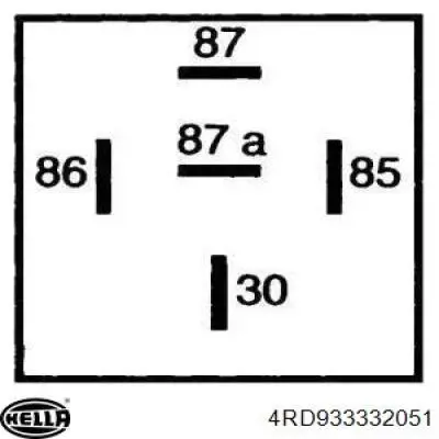 Реле покажчиків поворотів 4RD933332051 HELLA