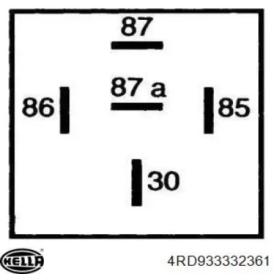 MR89 Mahle Original Реле електричне багатофункціональне