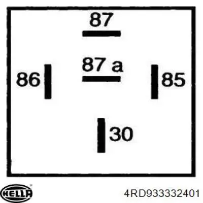 Реле електричне багатофункціональне 4RD933332401 HELLA