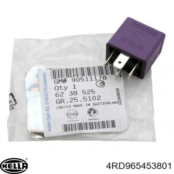 Реле електричне багатофункціональне HELLA 4RD965453801 ціна, від 3.01 USD