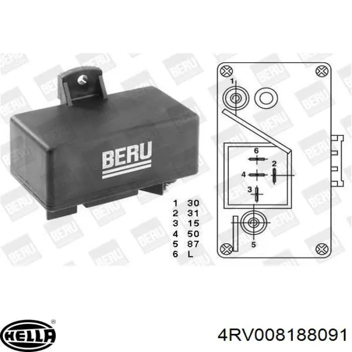 Купити MHG26 Mahle Original Реле свічок накалу