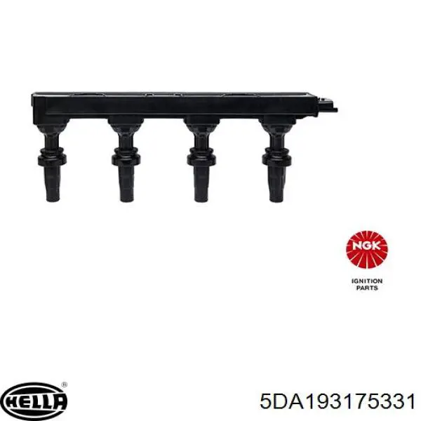 Котушка запалювання HELLA 5DA193175331 ціна, від 82.23 USD