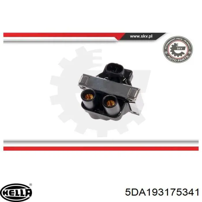 Купити 5DA193175341 HELLA Котушка запалювання
