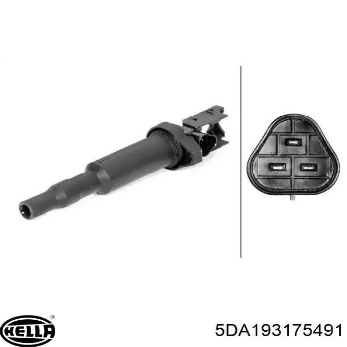 Купити 5DA193175491 HELLA Котушка запалювання