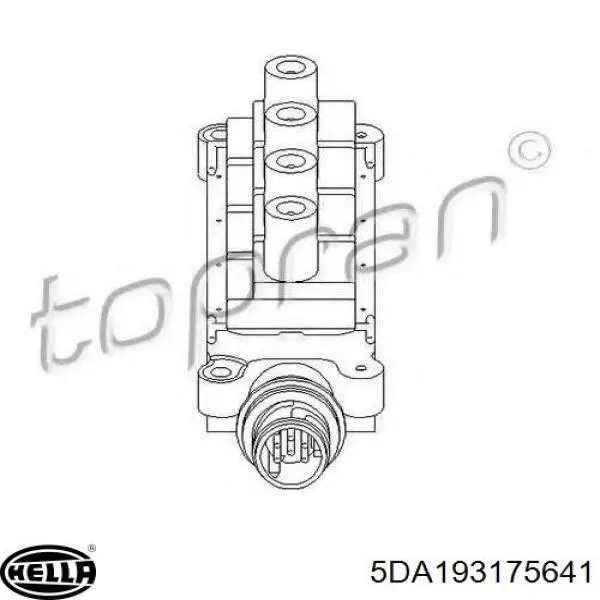 5DA193175641 HELLA котушка запалювання