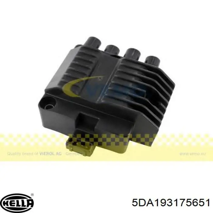 Купити 5DA193175651 HELLA Котушка запалювання