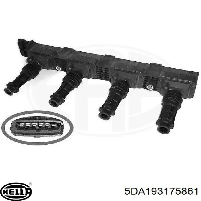 Котушка запалювання HELLA 5DA193175861 ціна, від 71.57 USD