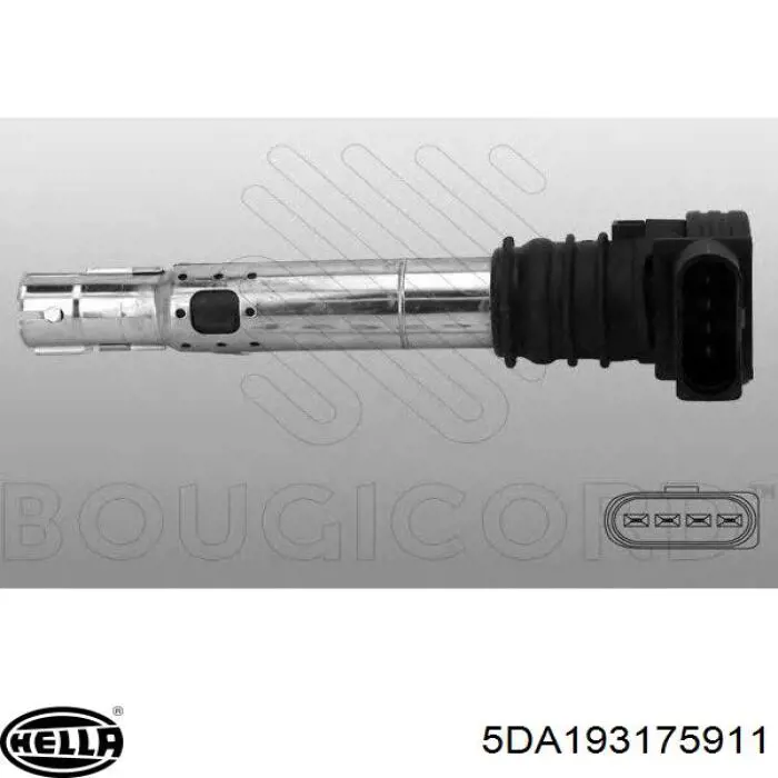 Купити 5DA193175911 HELLA Котушка запалювання