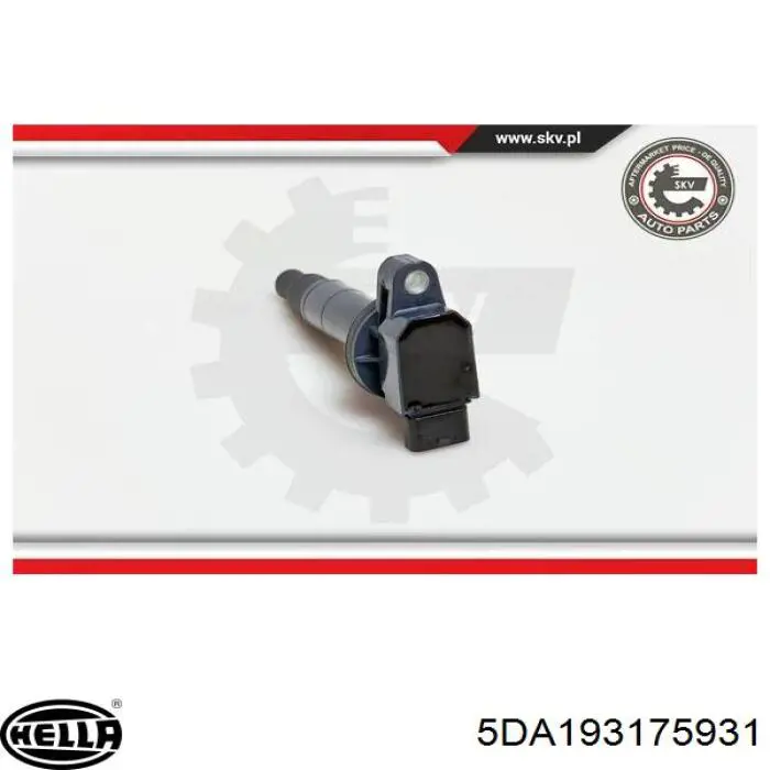 Котушка запалювання HELLA 5DA193175931 ціна, від 35.90 USD