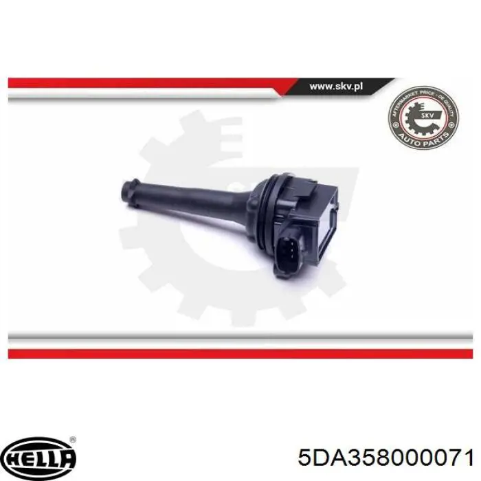 Котушка запалювання HELLA 5DA358000071 ціна, від 35.39 USD