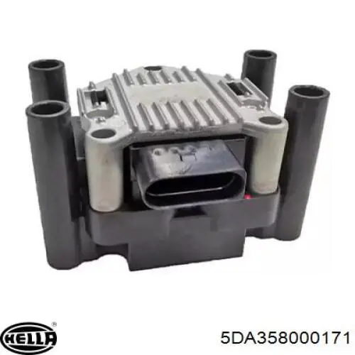 Купити 5DA358000171 HELLA Котушка запалювання