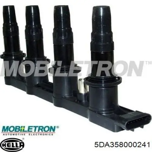 Котушка запалювання HELLA 5DA358000241 ціна, від 124.59 USD