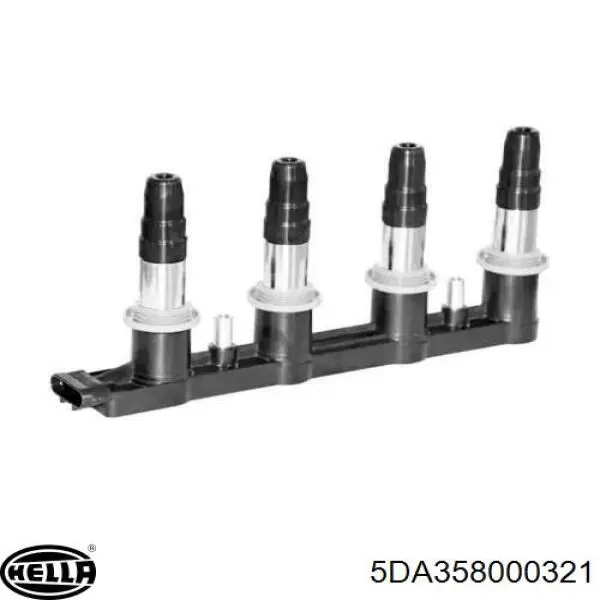 Котушка запалювання HELLA 5DA358000321 ціна, від 87.26 USD