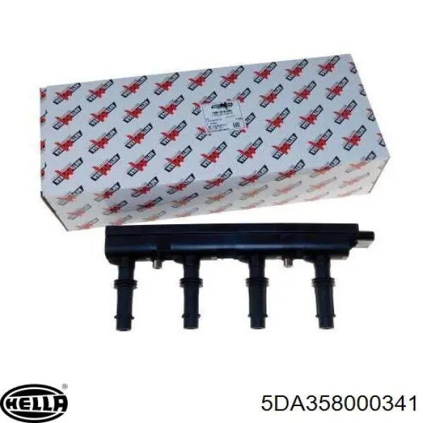 Купити 5DA358000341 HELLA Котушка запалювання