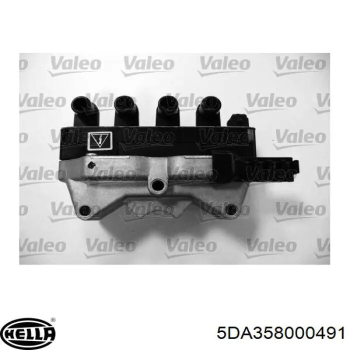 Котушка запалювання HELLA 5DA358000491 ціна, від 43.14 USD