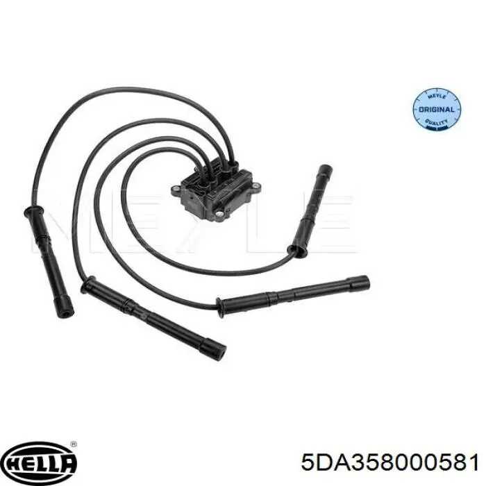Котушка запалювання HELLA 5DA358000581 ціна, від 42.48 USD